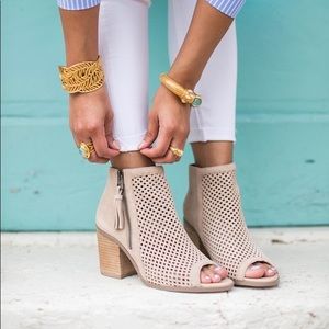 Sole Society Dallas bootie in a French Taupe